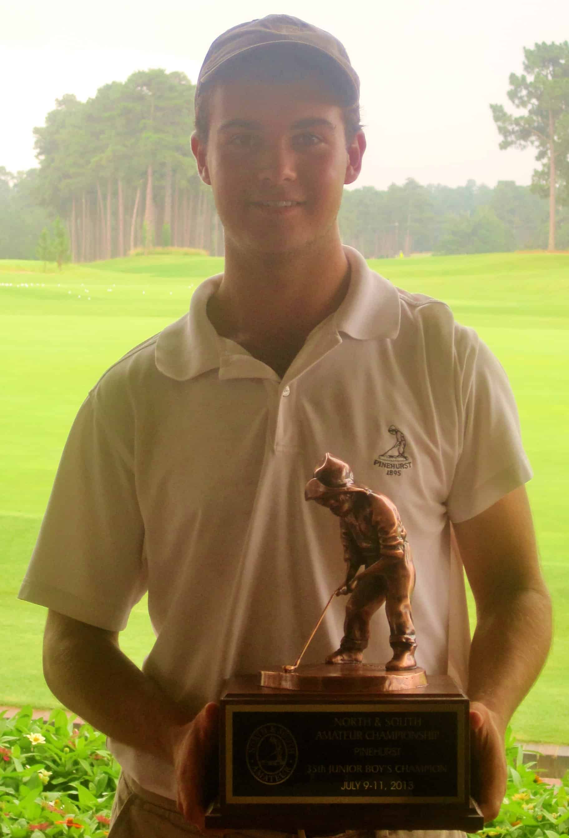 Gastonia’s Will Blalock wins the 35th North & South Junior Boys Championship.