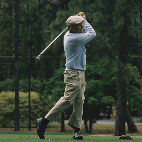 Pete Dye at Pinehurst in the 1990s.