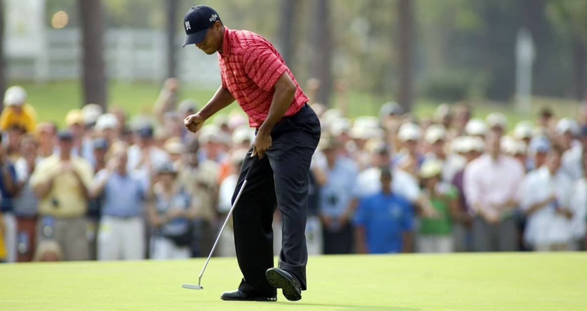 Tiger Woods made a late charge in the 2005 U.S. Open and contended at the 1999 U.S. Open. But his Pinehurst win came several years before – when he was 17.