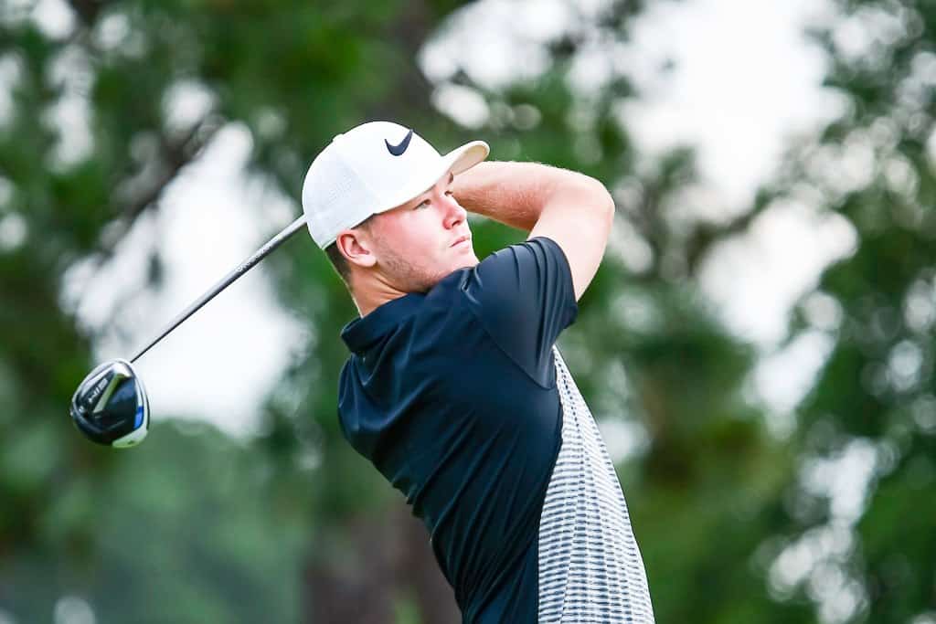 Matthew Sharpstene got the North & South season started with a historic round on Pinehurst No. 4.