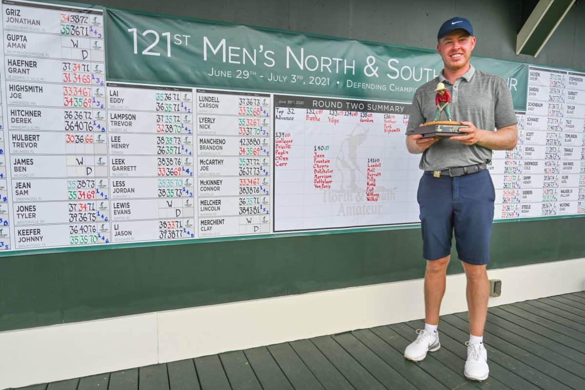 Medalist Christian Banke (Photo by John Patota)