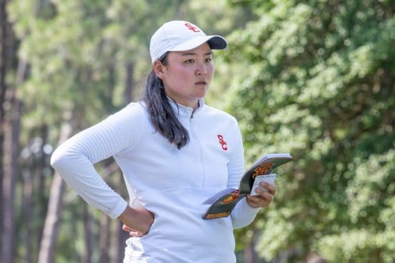 Allisen Corpuz is making another run at the Putter Boy trophy. (Photo by John Patota)