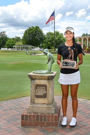 Amanda Sambach won the 2020 Girls’ North & South Junior.