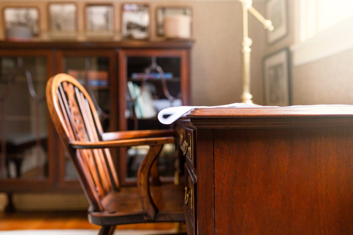 Donald Ross’s office in Dornoch Cottage today.