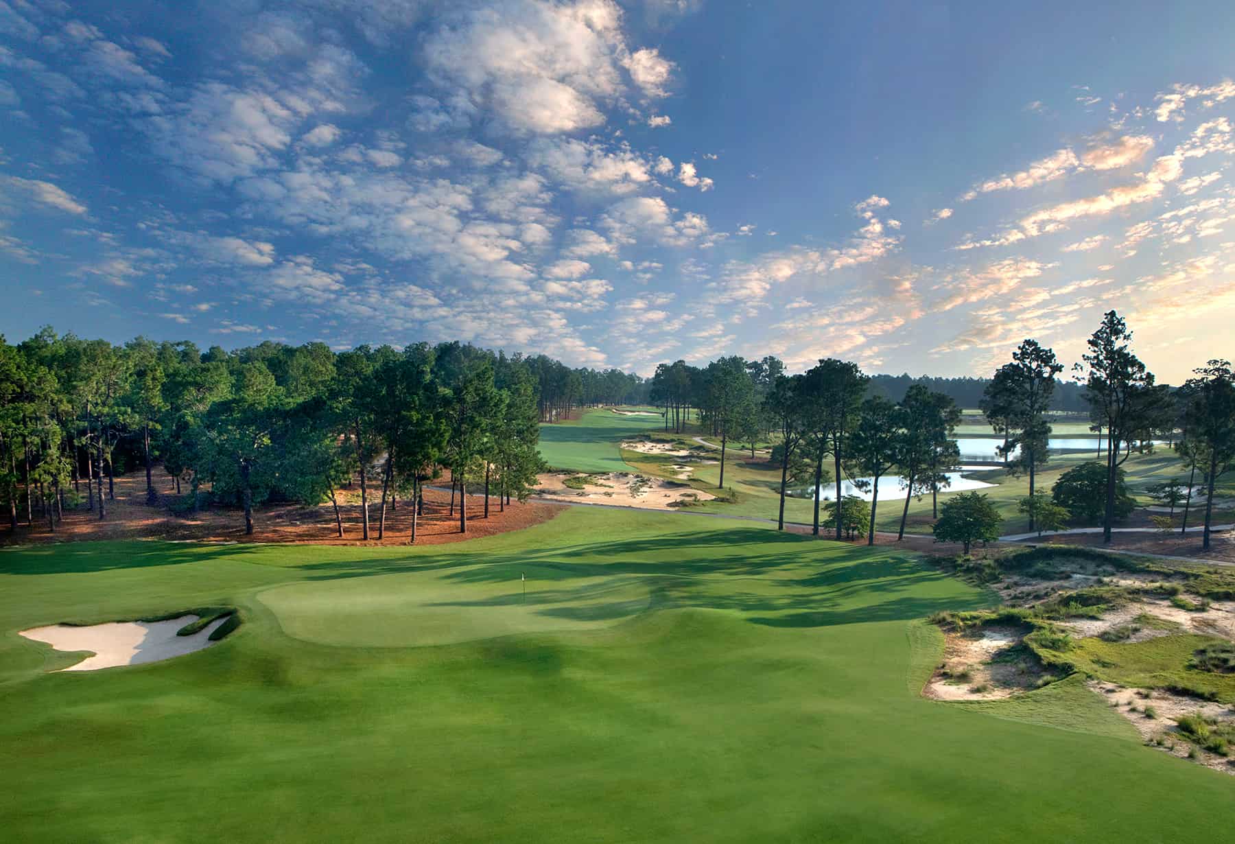 Pinehurst No 4 golf course at Pinehurst Resort designed by Gil Hanse