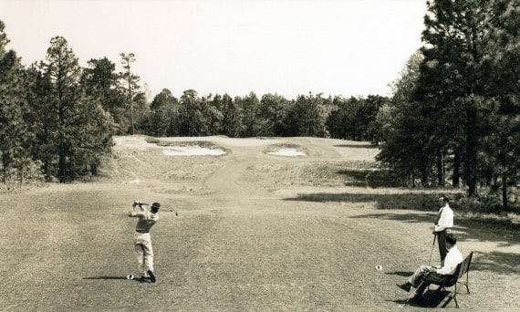 The 9th hole of No. 2 remains one of the iconic course’s toughest.