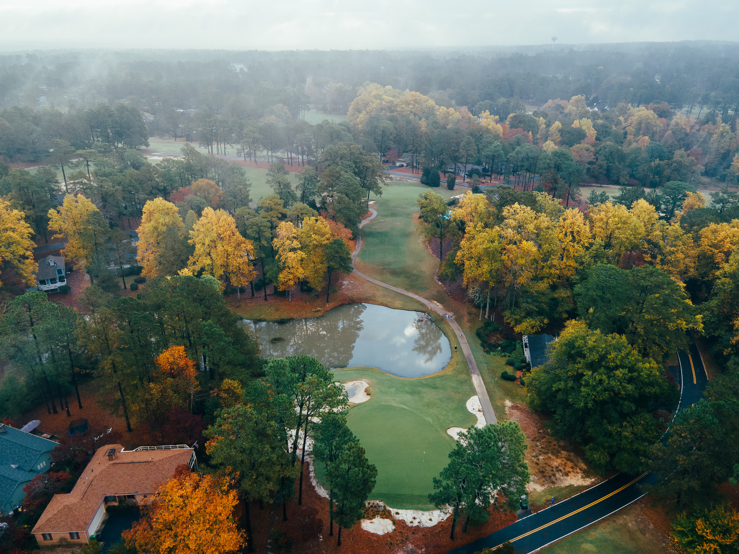 Hole 4 Green From Above