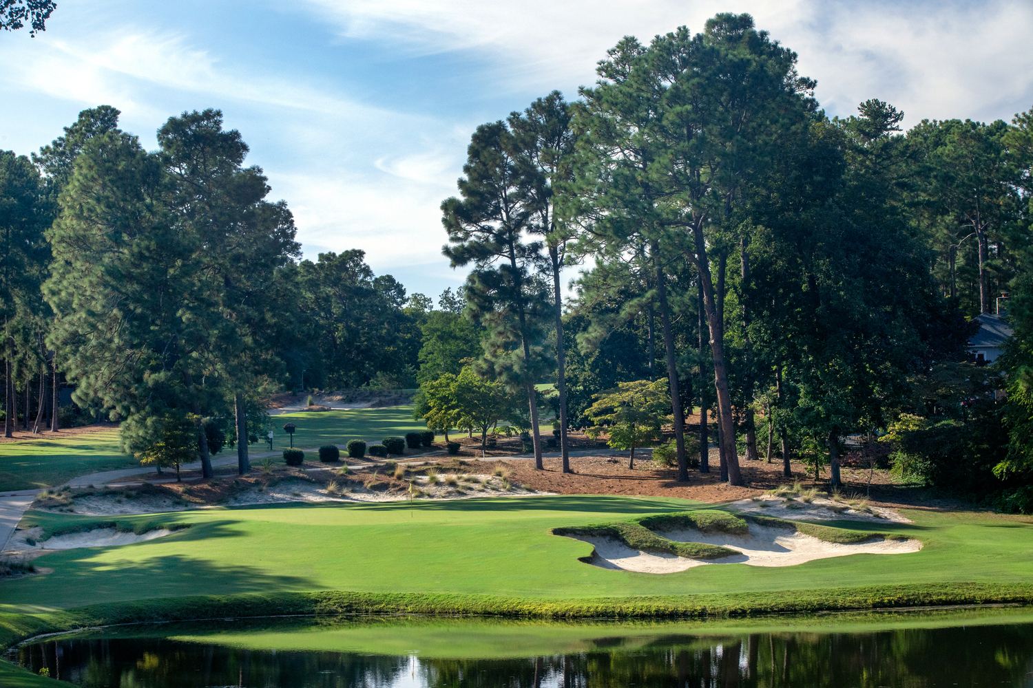 Hole 4 Green From Fairway