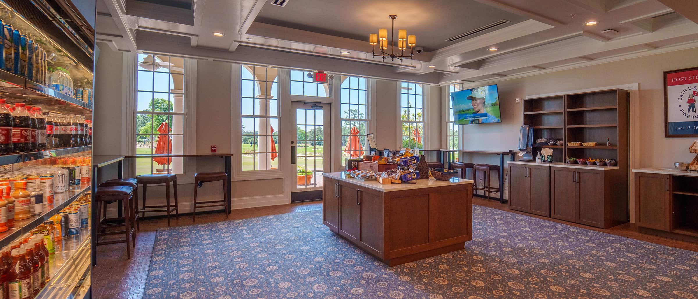 Grab and go snacks at the 91st Hole at Pinehurst Resort Clubhouse