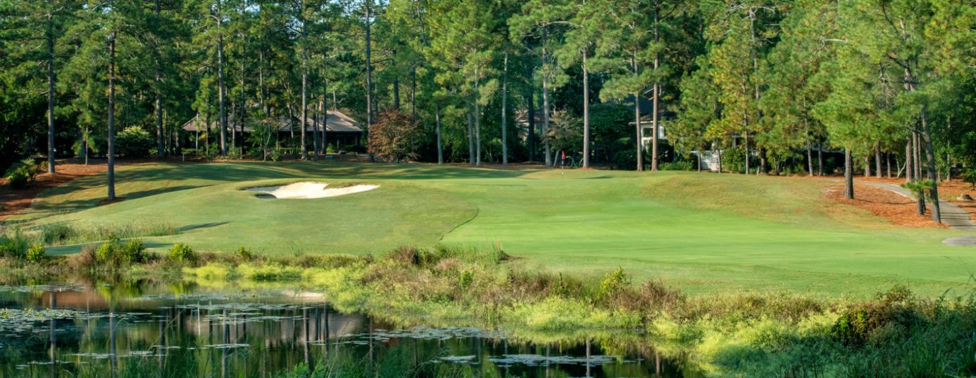 Playing as the 1st hole for the U.S. Adaptiive Open, from Pinehurst No. 6.
