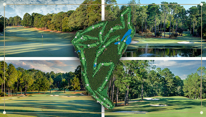 No. 5 Hole By Hole Course Map