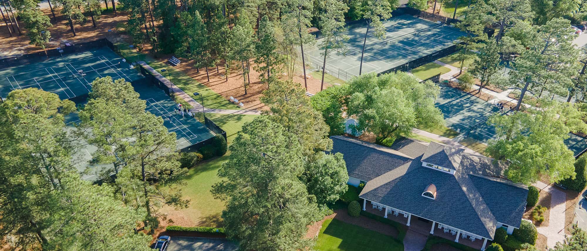 Play tennis at the Pinehurst tennis courts at Pinehurst Resort