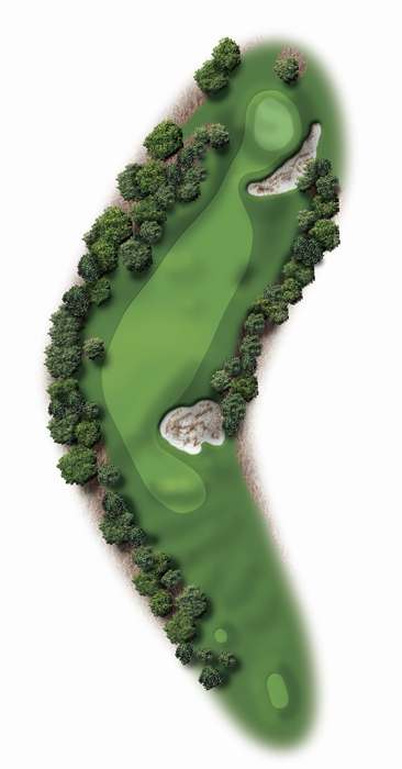 Pinehurst Course 3 – Hole 3 illustration