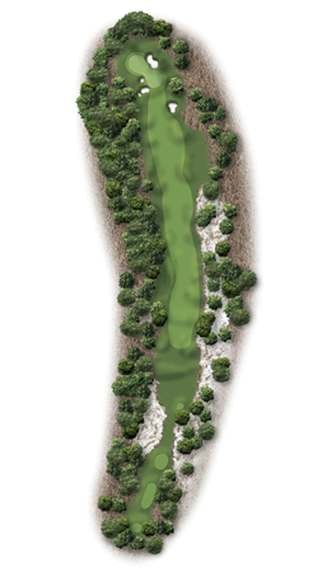 Hole 8 – Pinehurst Course No. 9 – Illustration