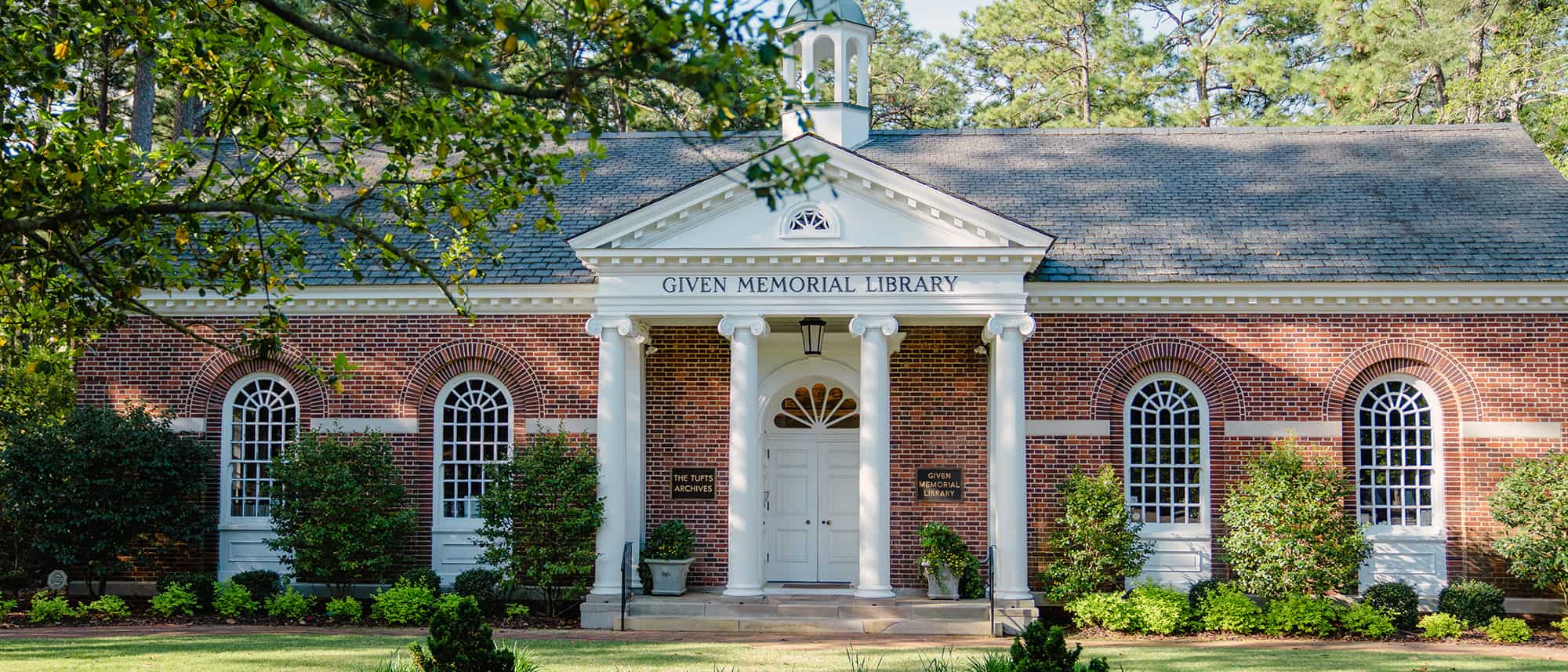 The Tufts Archives in the historic Village of Pinehurst