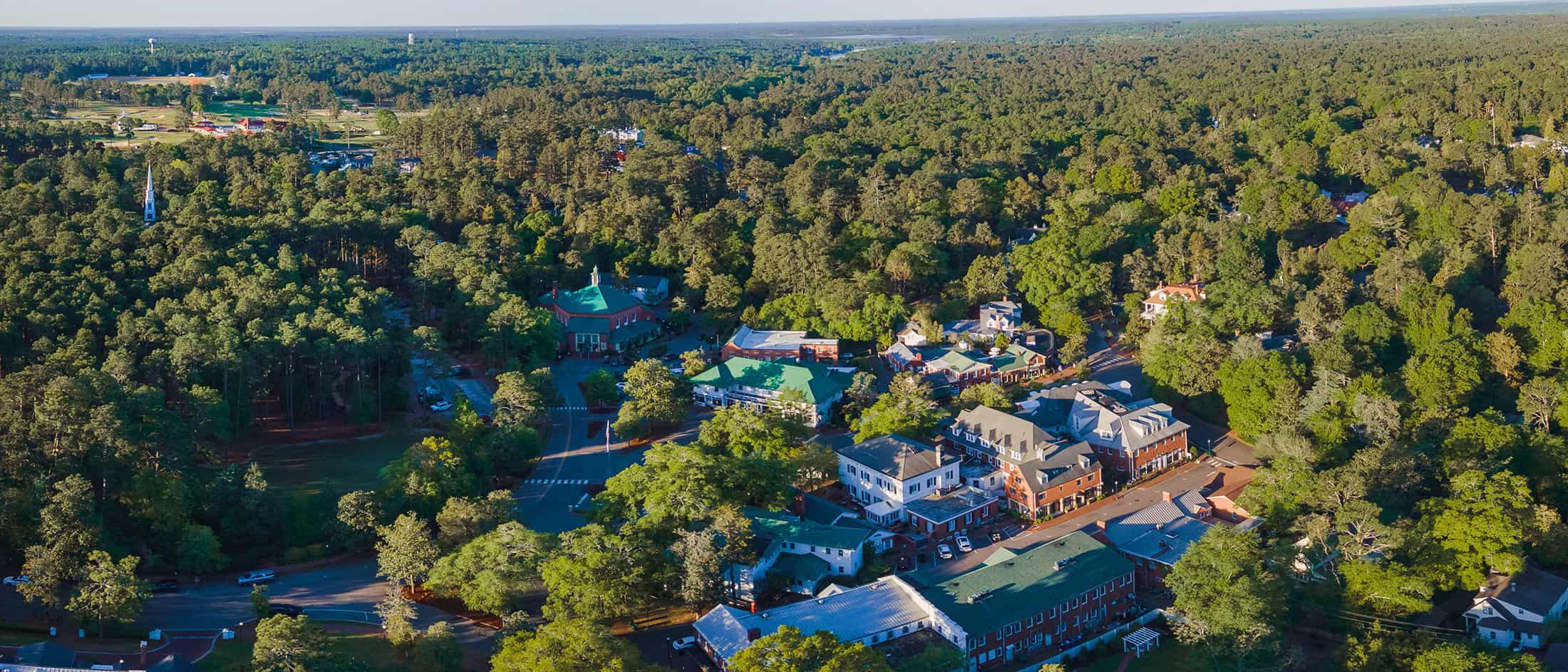 Village of Pinehurst and Pinehurst Village Shops in North Carolina