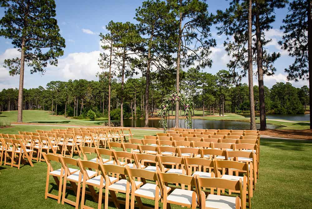 Pinehurst wedding venue outdoor