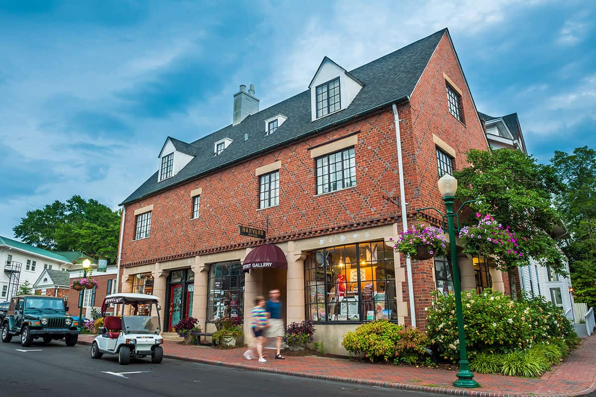 Village of Pinehurst and Pinehurst Village Shops in North Carolina