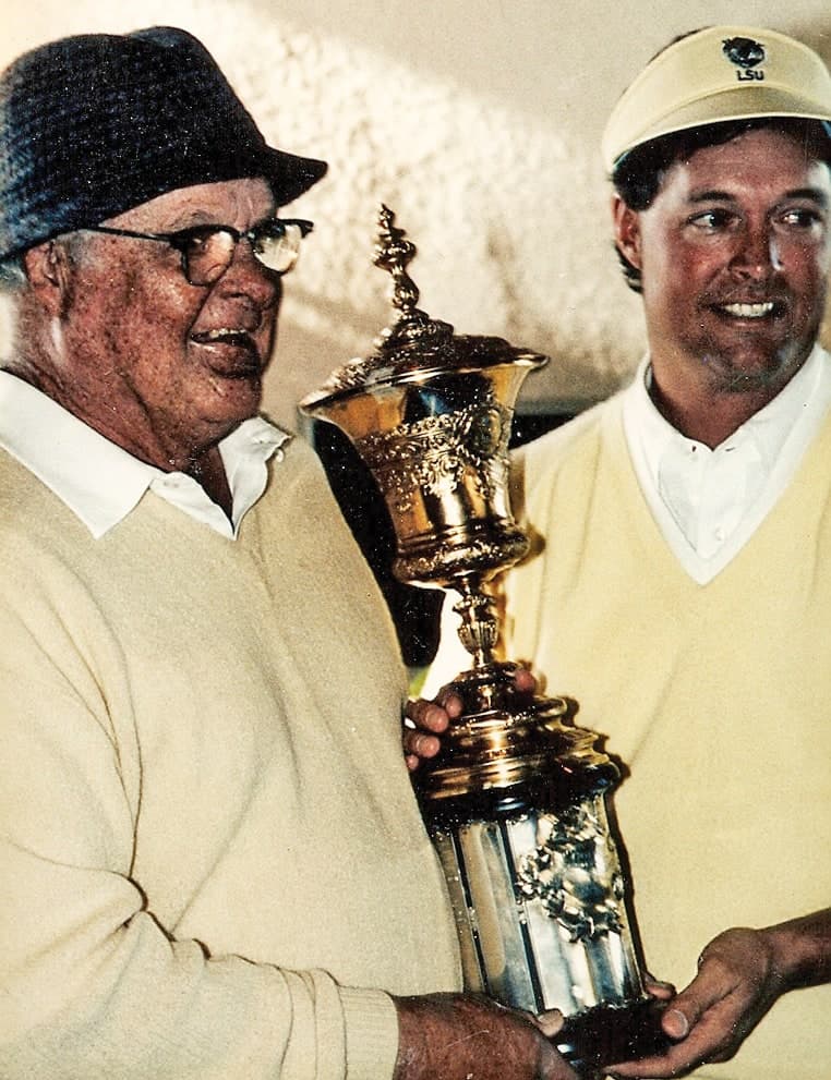 Skip Alexander and his son, Buddy, the 1986 U.S. Amateur Champion
