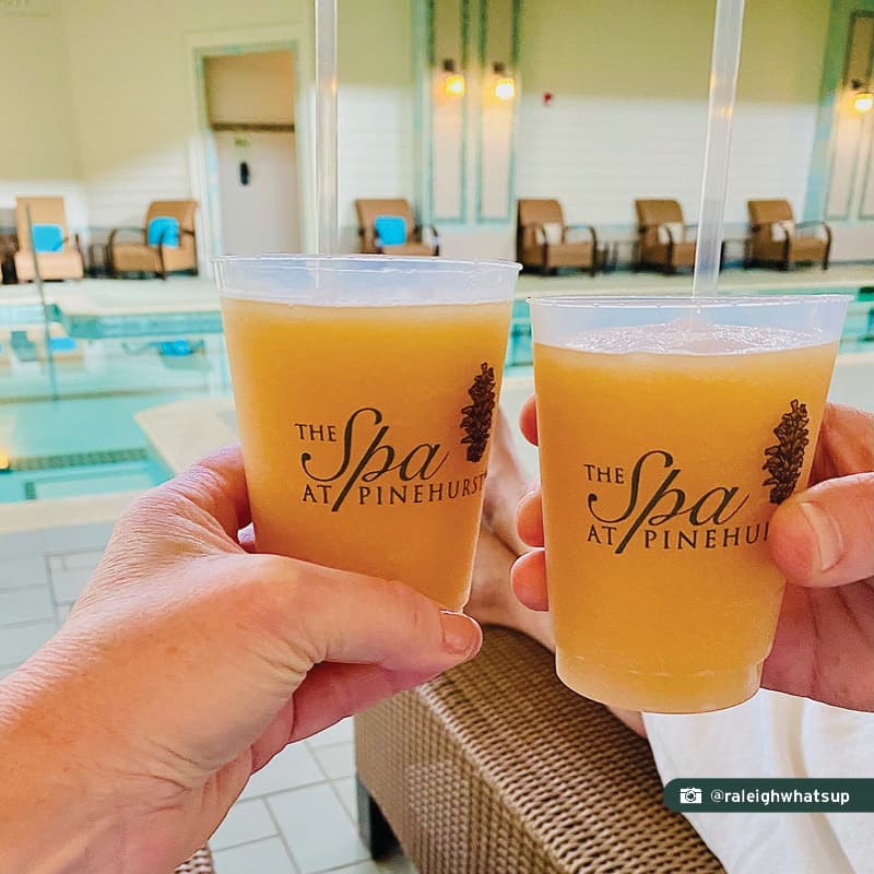 @raleighwhatsup Instagram post - The Spa at Pinehurst