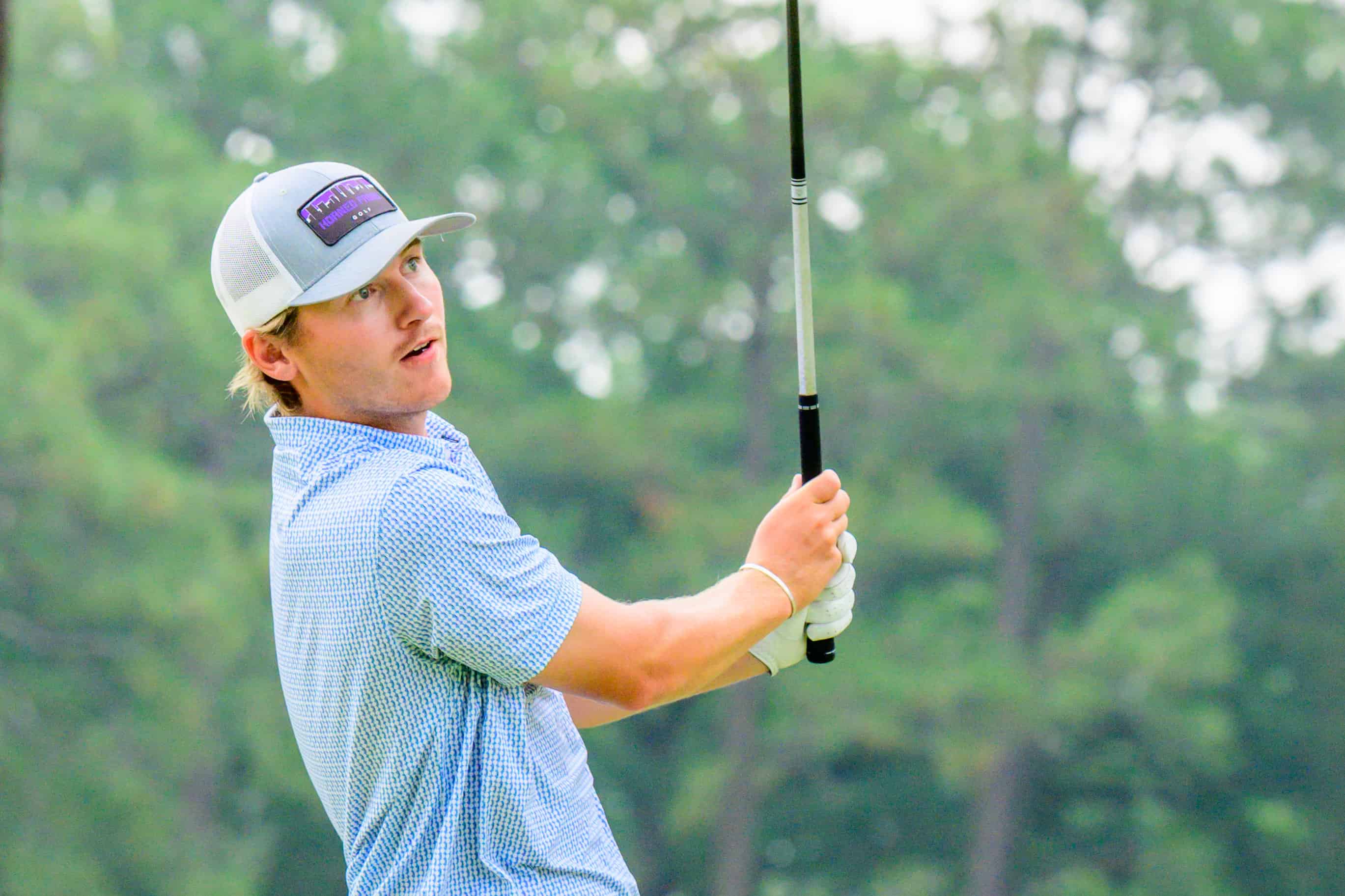 Gustav Frimodt is playing for the first time at Pinehurst, but has quickly found its charms. (Photo by John Patota)