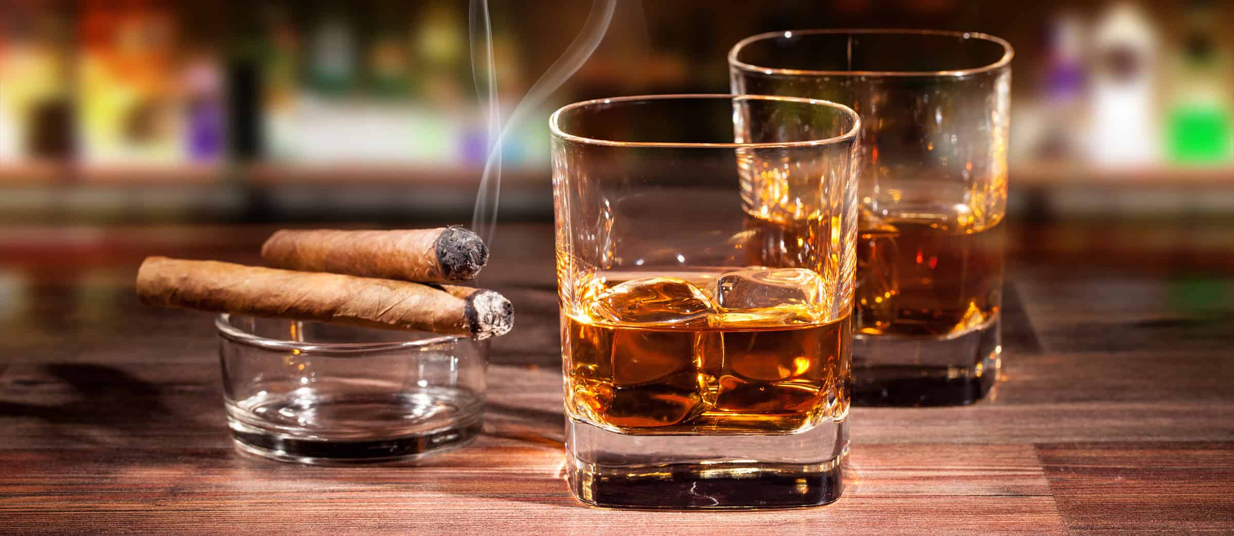 Whiskey and cigars