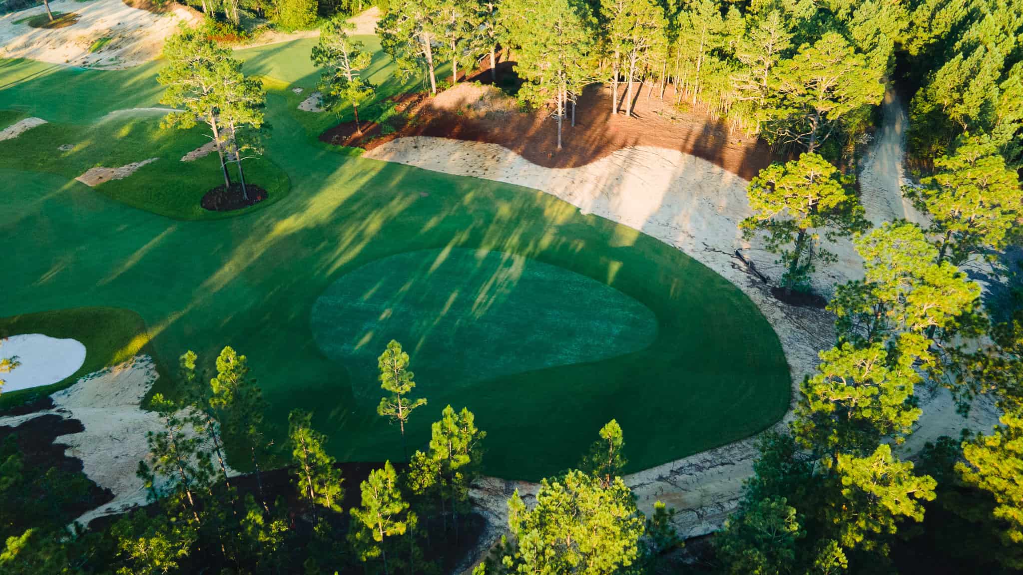 Overhead view of Pinehurst No. 10