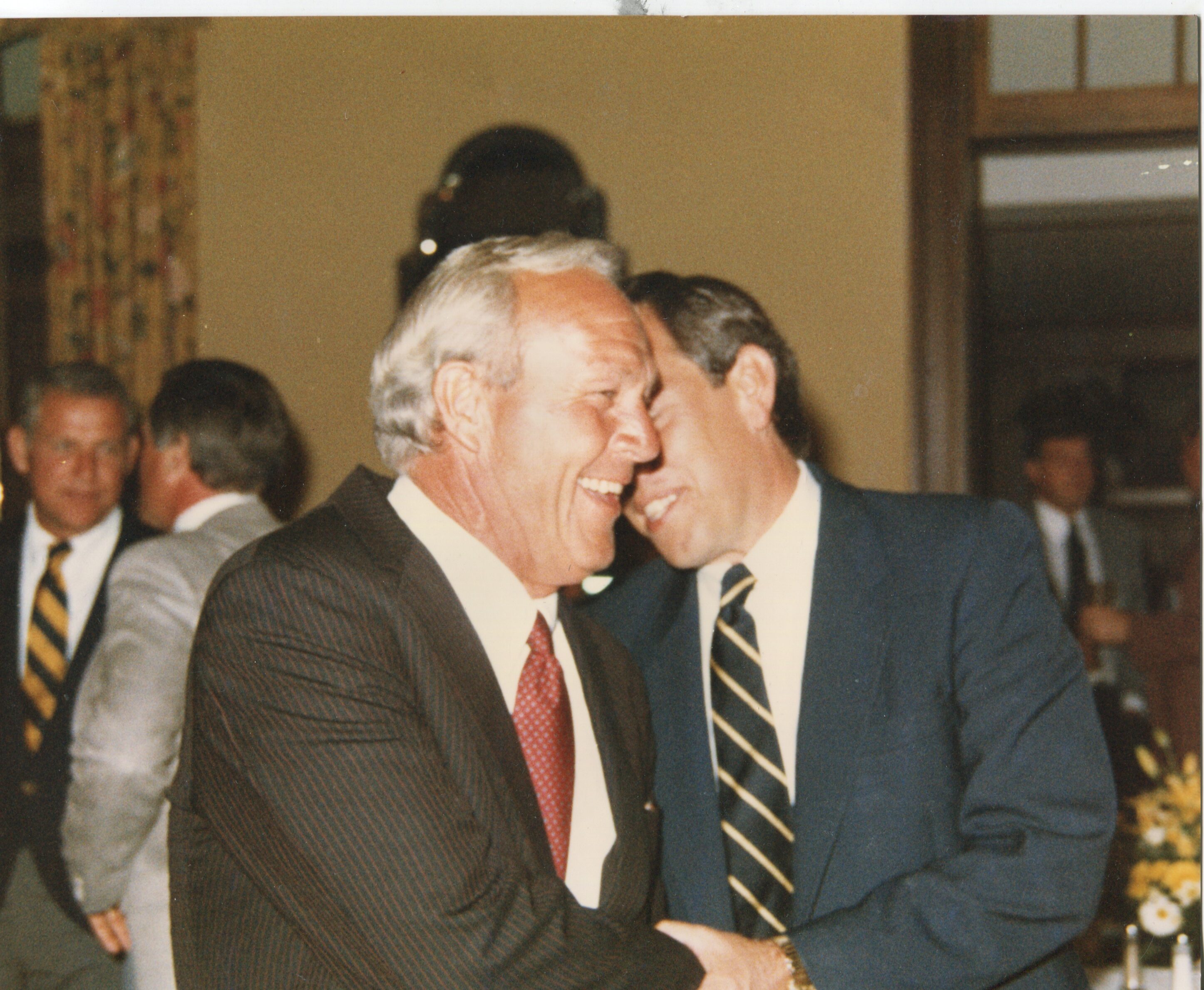 Bill Hubbard played in pro-ams with Arnold Palmer on more than one occasion. Kent Hubbard would see these photos and think,