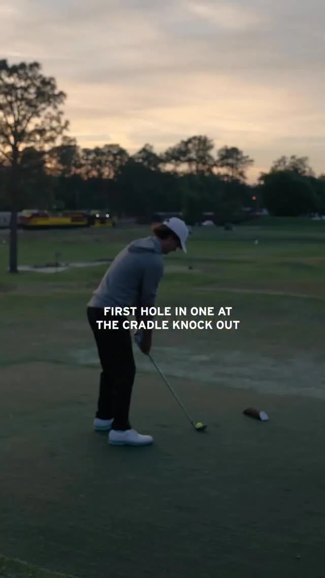 The first ever hole in one at the Cradle Knock Out • Douglas McMaster