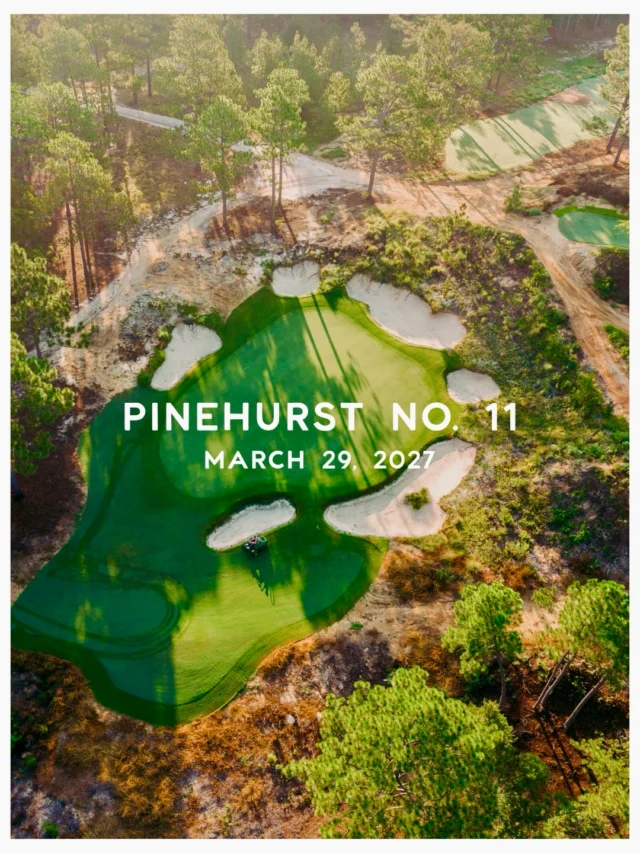 Pinehurst No. 11 opens March 29, 2027 • Available to book now

“I call it weirdly wonderful, I know that’s kind of an odd description. The landforms are so unusual, so unique, there are areas that have been mined years ago, but it’s land you don’t typically find in the game of golf. The word I’d use is mysterious.” - Bill Coore